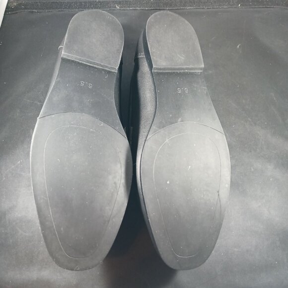 Jeffrey Campbell Velviteen Bit Leather Flat Loafer Shoes size 6.5 - Picture 10 of 12